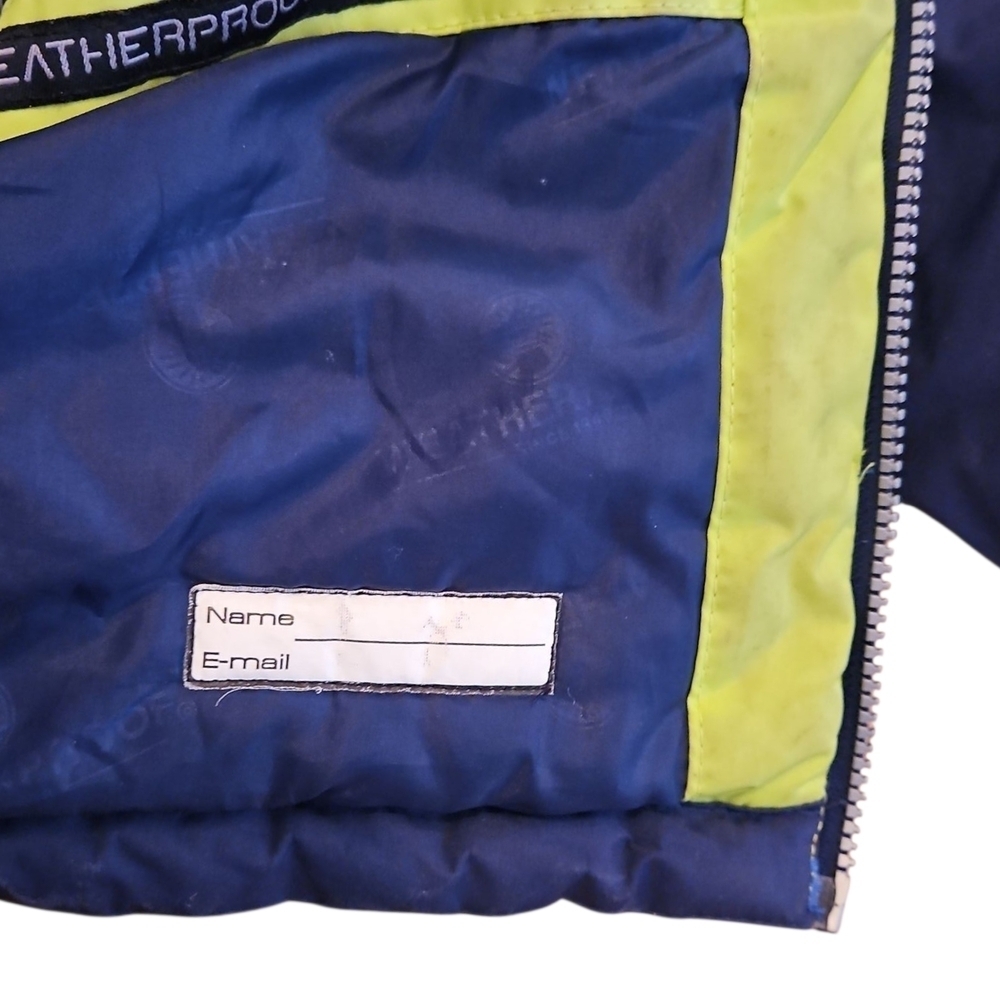 Weatherproof Kids Puffer Jacket - Blue and Green, Size 5 - Picture 6 of 14